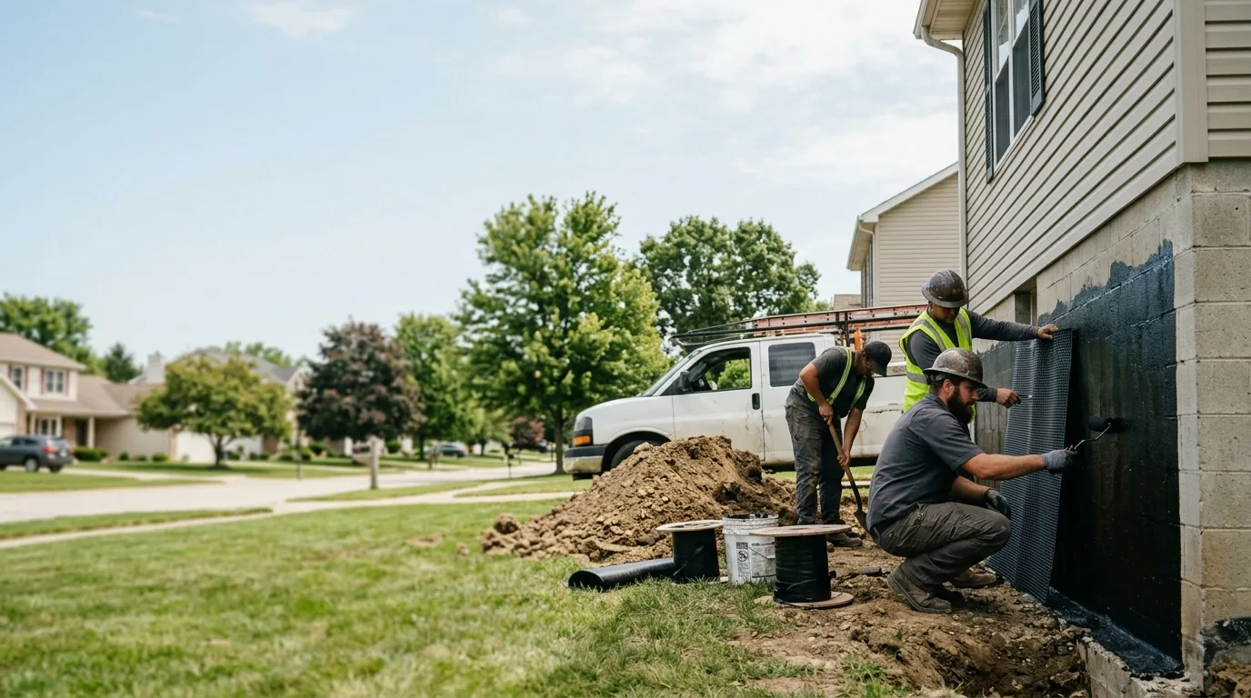 Basement Waterproofing in Gays, IL near me